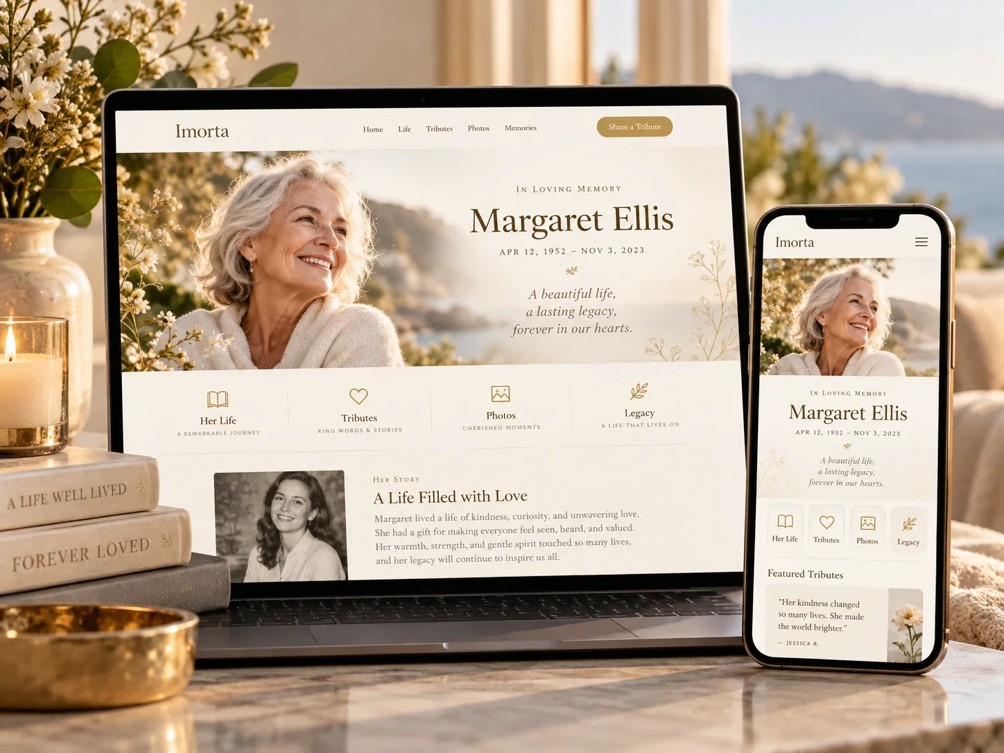 Memorial Websites & Obituaries
